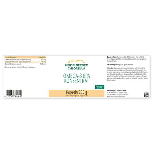 Omega 3 EPA Konzentrat mit DHA Kapseln - 2
