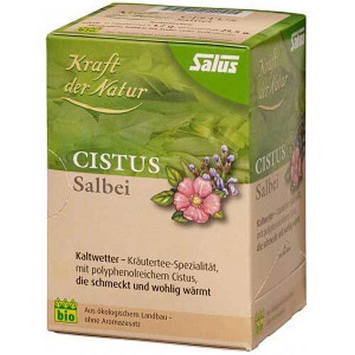 Cistus Salbei Kr&auml;utertee Kraft d.Nat.Beutel Salus - 1