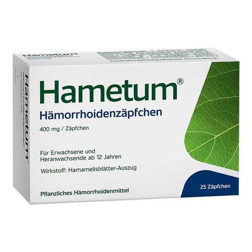 Hametum® H&auml;morrhoidenz&auml;pfchen - 1