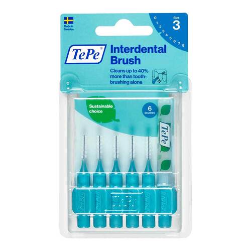 Tepe Interdentalb&uuml;rste 0,6mm blau - 1