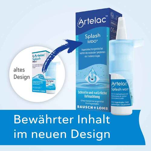 Artelac® Splash MDO® Augentropfen f&uuml;r trockene brennende Augen - 2