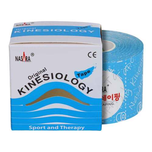 Kinesiologie Tape 5 cm x 5 m blau - 1