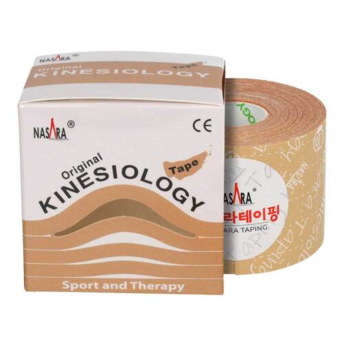 Kinesiologie Tape 5 cm x 5 m beige - 1