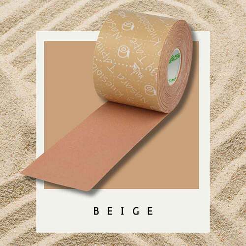 Kinesiologie Tape 5 cm x 5 m beige - 2