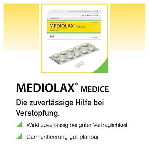 Mediolax® Medice magensaftresistente Tabletten - 3