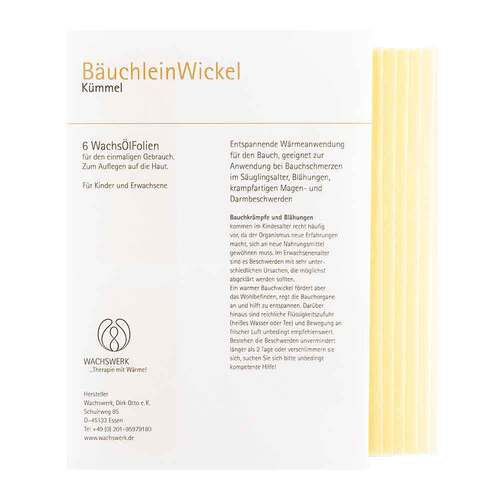 B&auml;uchlein Wickel K&uuml;mmel 0,5% Wachswerk - 2