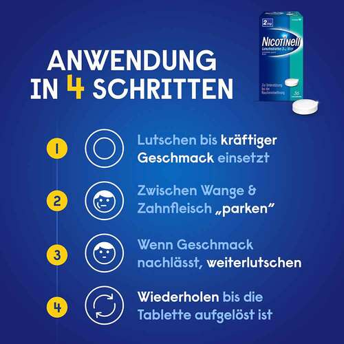 Nicotinell Lutschtabletten 2 mg Mint zuckerfrei - 5