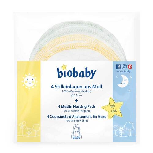 Biobaby Stilleinlagen Mull Doppelpack - 2