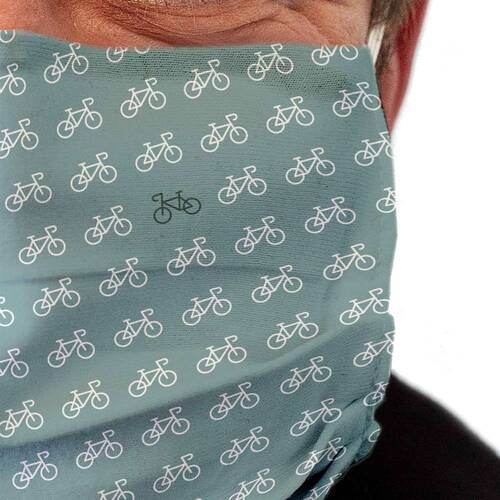 Stoffmaske waschbar Motiv Fahrrad - 4