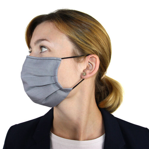 STOFFMASKE Eterna waschbar einfarbig  - 2