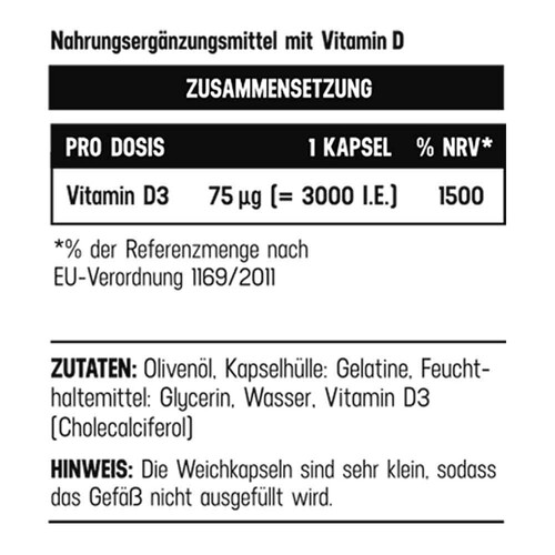 Vitamin D3 3000 IE Balasense - 3