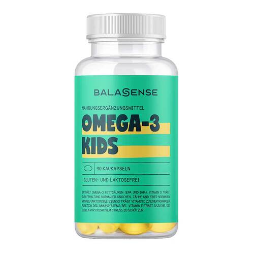 Omega-3 Kids mit Vitamin D + E Balasense - 1