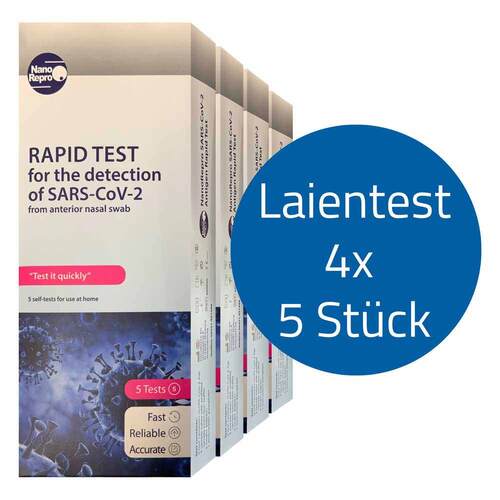 RAPID TEST von NanoRepro SARS-CoV-2-Antigen Nasentest - 1
