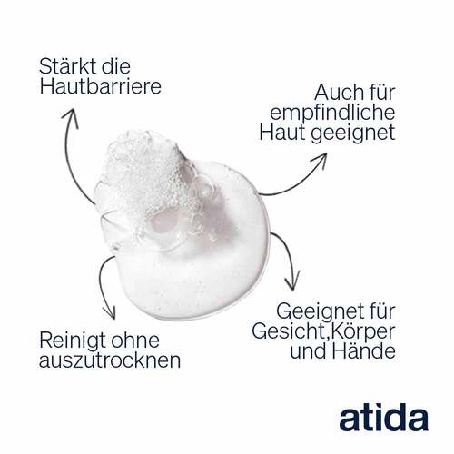 Atida sensitives Gesicht, Hand &amp; K&ouml;rper Duschgel - 2