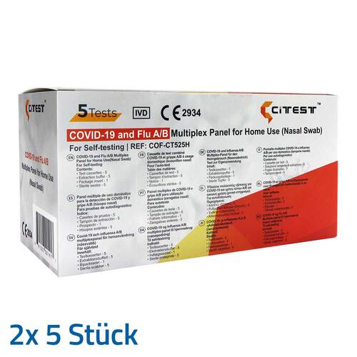 CITEST 3 in 1 Selbsttest COVID-19 Antigen &amp; Influe - 1