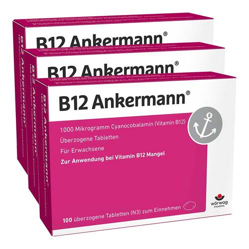 B12 Ankermann 1000 µg Vitamin B12 Tabletten hochdosiert - 1