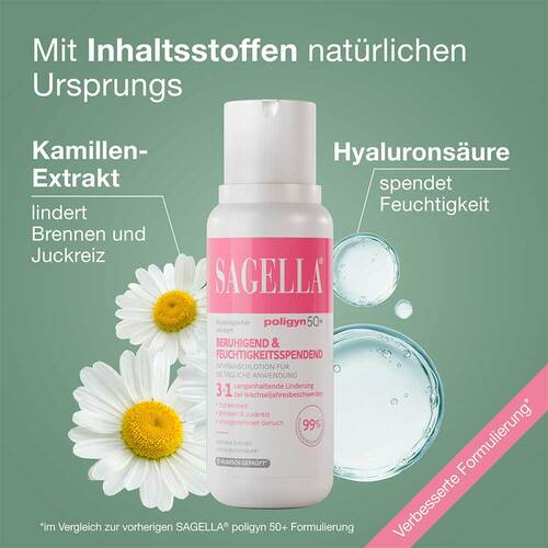Sagella poligyn Intimwaschlotion für Frauen 50 + - 4