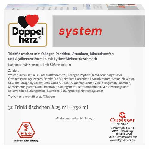 DOPPELHERZ Kollagen Beauty system Trinkfl&auml;schchen - 2