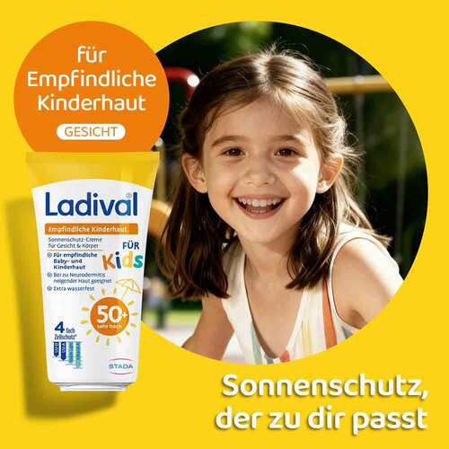 LADIVAL empfindliche Kinderhaut Creme LSF 50+ - 3