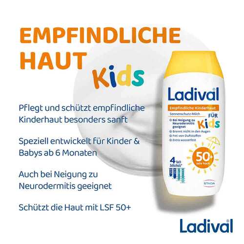 LADIVAL empfindliche Kinderhaut Milch LSF 50+ - 4