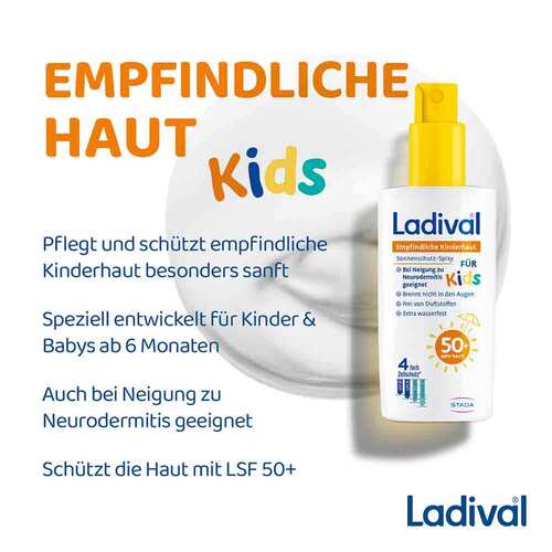 LADIVAL empfindliche Kinderhaut Spray LSF 50+ - 4
