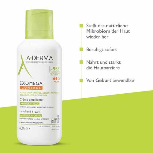A-Derma Exomega Control Creme rückfettend - 2