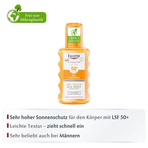 Eucerin Sun Oil Control Body transparent Spray LSF 50 + - 2