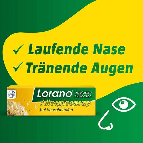 Lorano Azelastin / Fluticason Allergiespray bei Heuschnupfen - 7