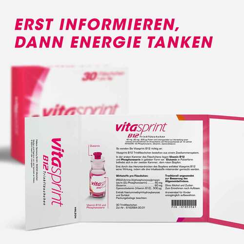 vitasprint B12 Trinkfläschchen mit Vitamin B12 - 6