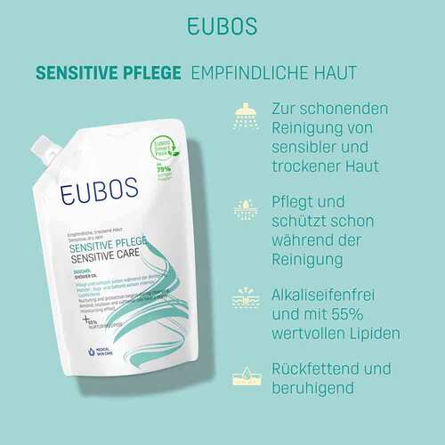 Eubos Sensitive Dusch &Ouml;l F Nachf&uuml;llbeutel - 3