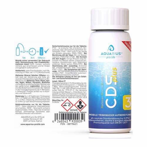 Aquarius pro life M.M.S. No. 3 CDS plus Kombipackung - 4
