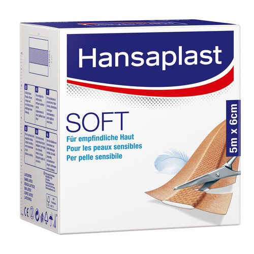 Hansaplast Soft Pflaster 5mx6cm Rolle - 1