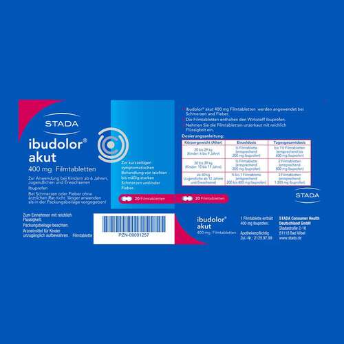 ibudolor akut 400mg Ibuprofen Filmtabletten - 6