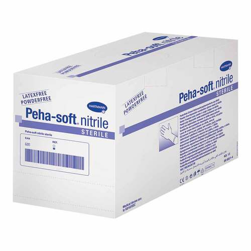 Peha Soft nitrile Untersuchungshandschuhe puderfrei steril L - 1