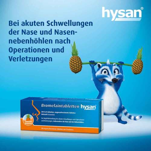 Bromelaintabletten hysan® magensaftresistent Tabletten - 3