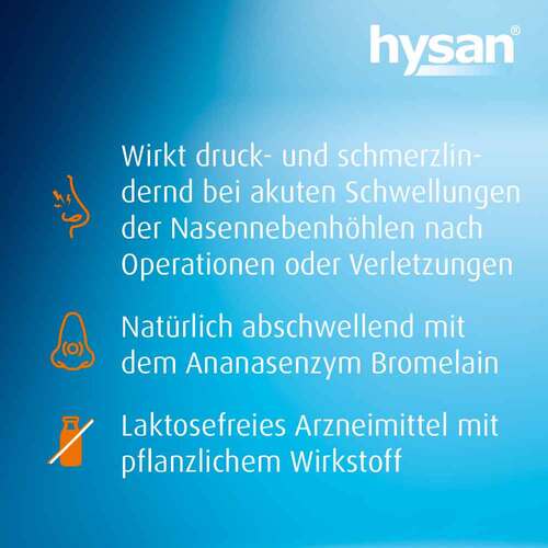 Bromelaintabletten hysan® magensaftresistent Tabletten - 4
