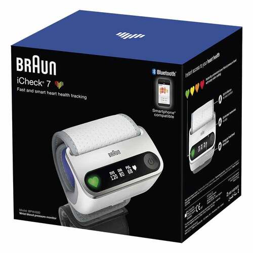 Braun iCheck® 7 Blutdruckmessger&auml;t Handgelenk - 1