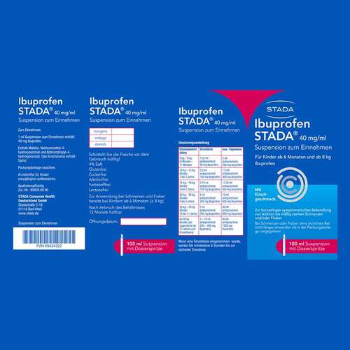 Ibuprofen STADA 40 mg / ml Suspension zum Einnehmen - 7