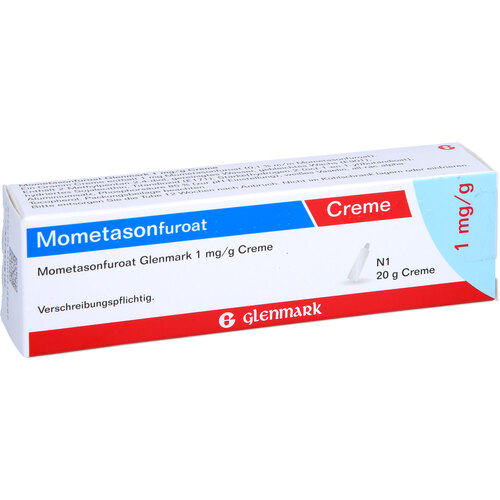 Mometasonfuroat Glenmark 1 mg / g Creme 50 g auf E-Rezept kaufen 