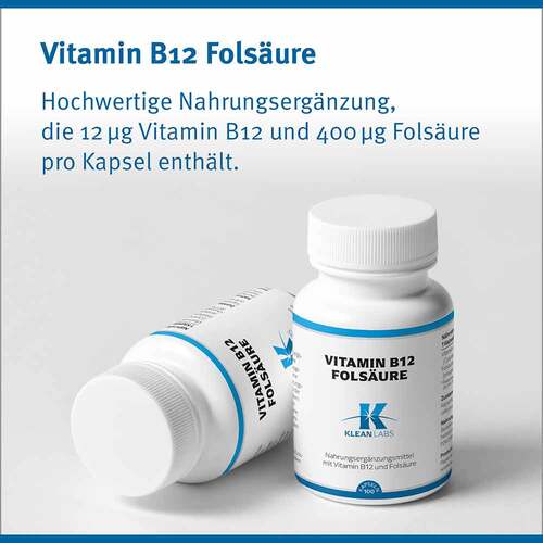 Vitamin B12 + Fols&auml;ure Kapseln - 3