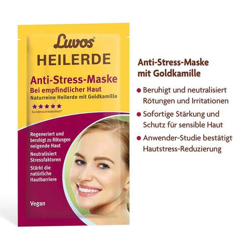 Luvos Heilerde Anti-Stress-Maske mit Goldkamille - 2