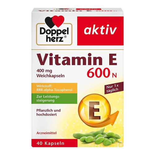 Doppelherz® aktiv Vitamin E 600 N Weichkapseln - 1