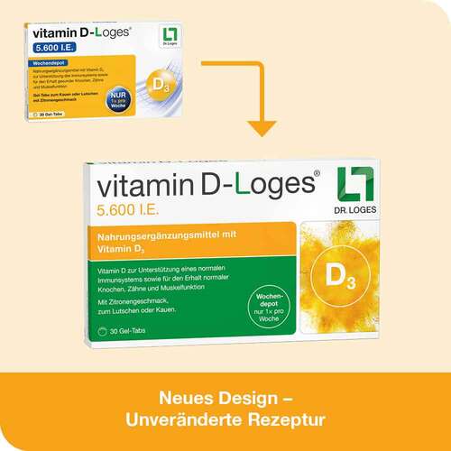 Vitamin D-Loges 5.600 I.E. Kautabletten - 2