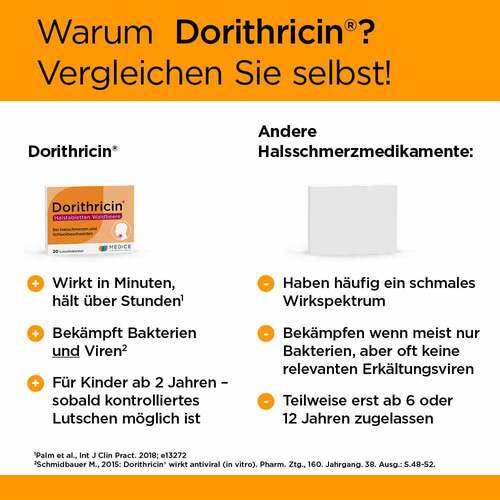 Dorithricin® Halstabletten Waldbeere bei Halsschmerzen - 7