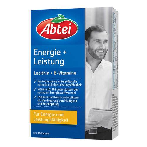 Abtei Lecithin 2000 Plus B-Vitamine Kapseln - 1