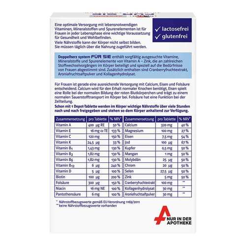 Doppelherz system F&uuml;r Sie Tabletten - 2