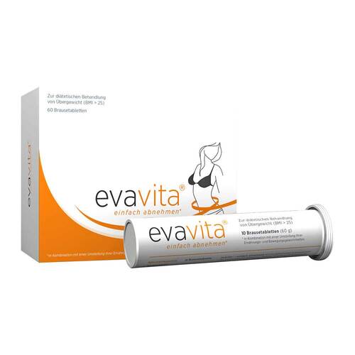 Abbildung: Evavita einfach abnehmen Brausetabletten Brausetabletten, 60 St PZN 10135451