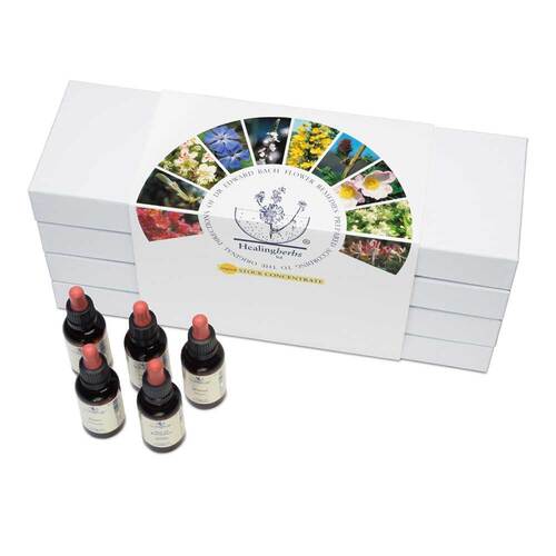 Abbildung: Bachblüten Set Healing Herbs Tropfen Tropfen, 40X30 ml PZN 10175901