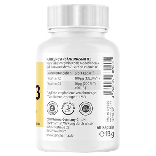 Vitamin K2 MenaQ7 Kapseln - 3