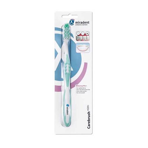 Miradent Carebrush white green Zahnb&uuml;rste - 1